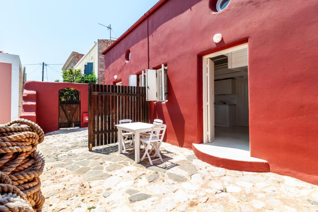 Atlantis Houses Chalki Town Exterior foto