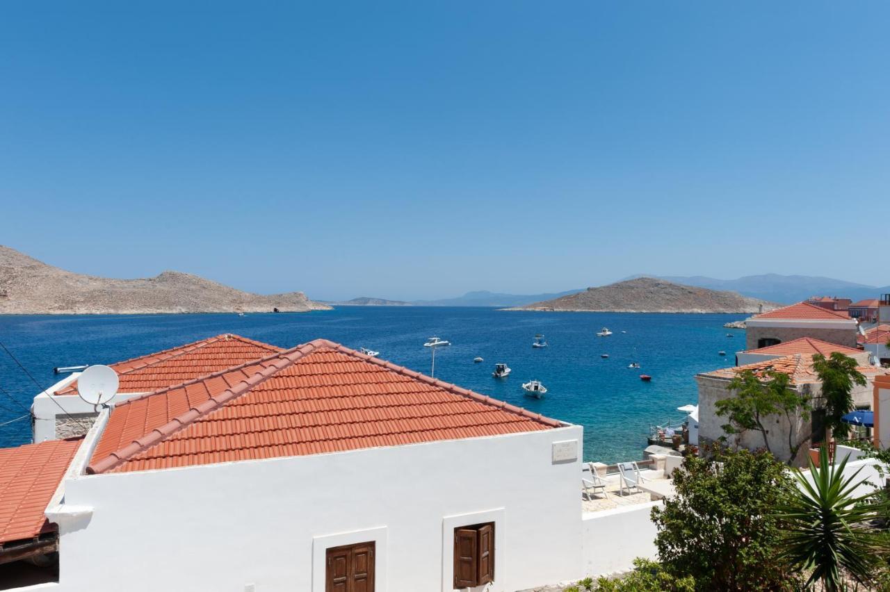 Atlantis Houses Chalki Town Exterior foto