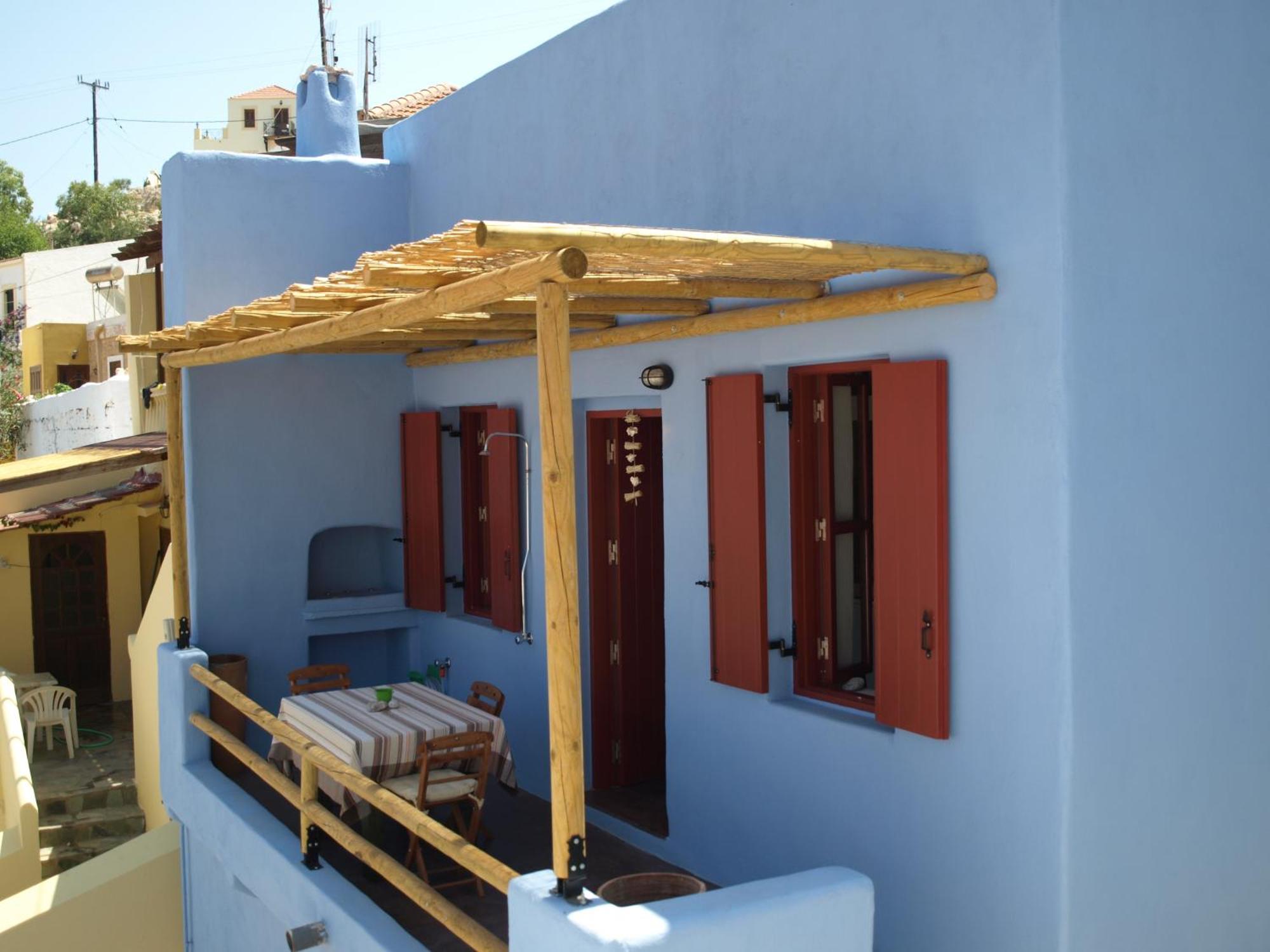 Atlantis Houses Chalki Town Exterior foto